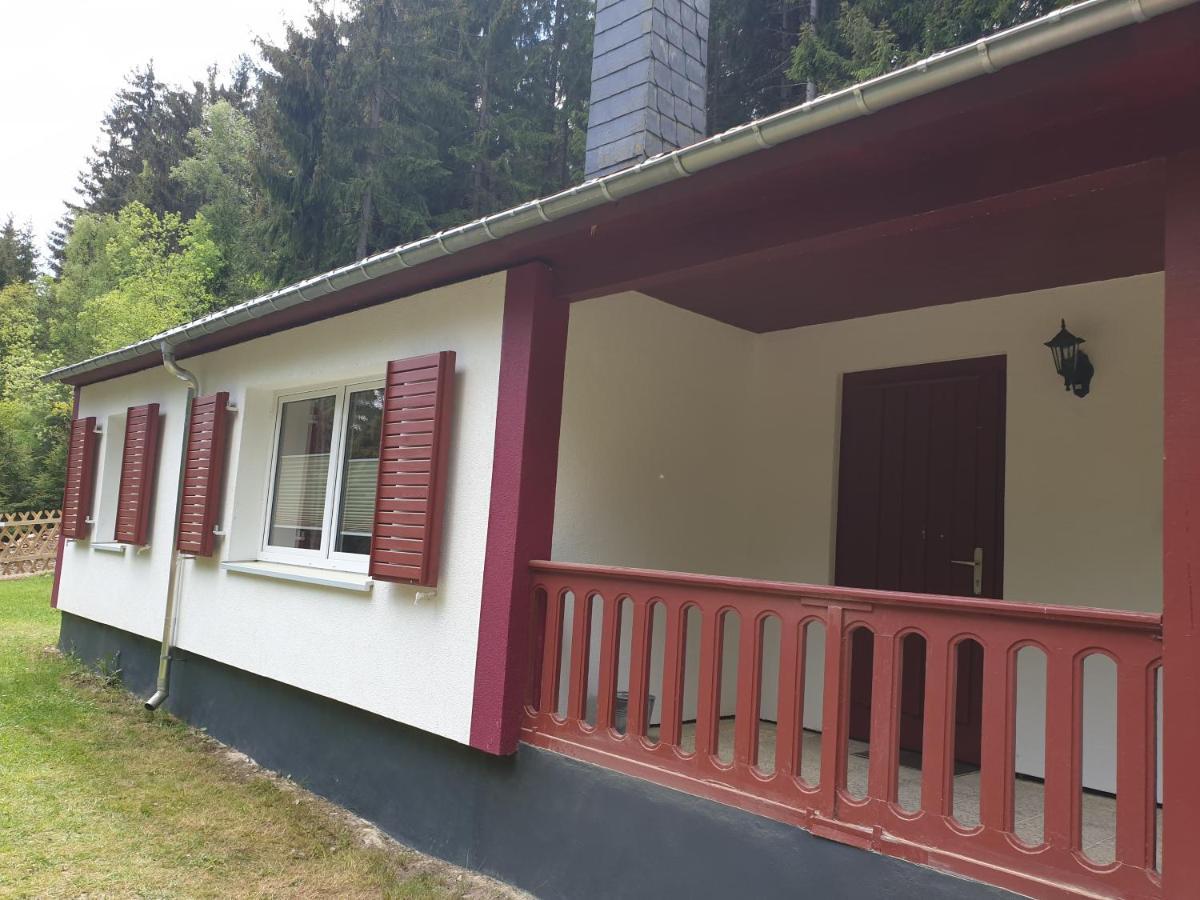 Erzgebirgsidyll Breitenbrunn - Waldhaus Neuer Anbau Exterior foto