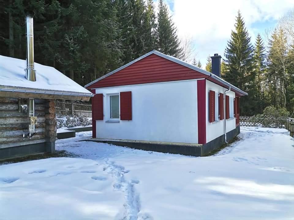 Erzgebirgsidyll Breitenbrunn - Waldhaus Neuer Anbau Exterior foto